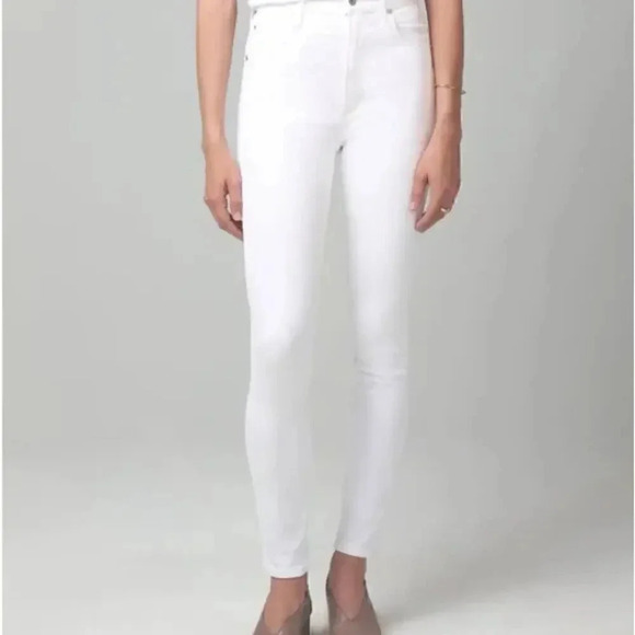 Citizens of Humanity Chrissy Jeans White Size 29 - Picture 9 of 10